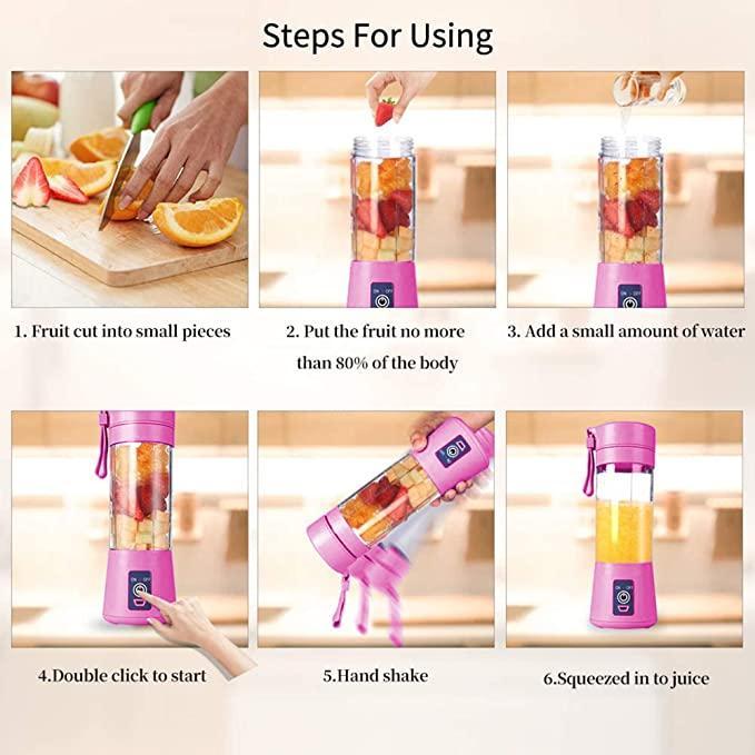 Portable Electric USB Juice Maker Bottle