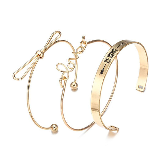 Startling Gold Plated Bracelets